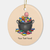 Trick or Treat Sweets Keramik Ornament (Links)