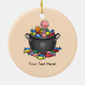 Trick or Treat Sweets Keramik Ornament (Hinten)