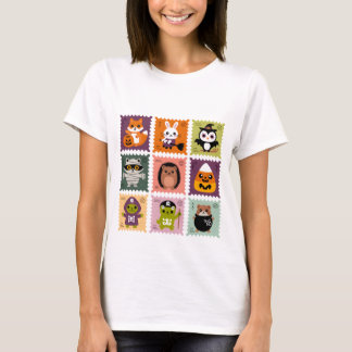 Trick-or-Treat-Tierstempel | Kawaii Süßigkeiten T-Shirt