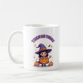 Trick or Treat Witch Mug - Jack O’Lantern purple Kaffeetasse (Links)