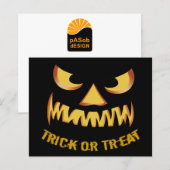 Trick or Treat with Pumpkin Face (Vorne/Hinten)