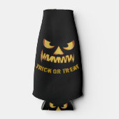 Trick or Treat with Pumpkin Face Flaschenkühler (Vorderseite)