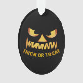 Trick or Treat with Pumpkin Face Ornament (Vorderseite)