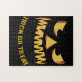 Trick or Treat with Pumpkin Face Puzzle (Horizontal)