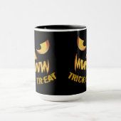 Trick or Treat with Pumpkin Face Tasse (Zentrum)