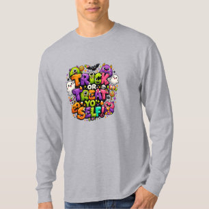 Trick Or Treat Yo' Self Halloween Vibes  T-Shirt