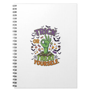 Trick Or Treat Yourself Zombie-Hand Halloween-Süßi Notizblock