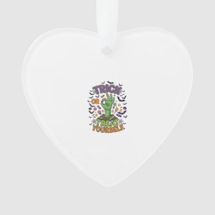 Trick Or Treat Yourself Zombie-Hand Halloween-Süßi Ornament