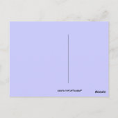 Trick-or-Treating Ghost Hund Halloween Postkarte (Rückseite)