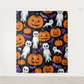 Trick-or-Treating Wandteppich (Vorderseite)