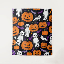 Trick-or-Treating Wandteppich