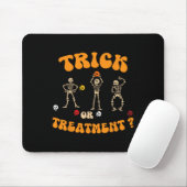 Trick or Treatment Physical Therapy Skeleton Pt Ha Mousepad (Mit Mouse)