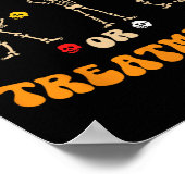 Trick or Treatment Physical Therapy Skeleton Pt Ha Poster (Ecke)