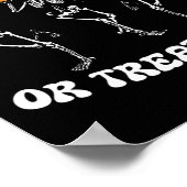 Trick or Treatment Physical Therapy Skeleton Pt Ha Poster (Ecke)
