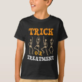 Trick or Treatment Physical Therapy Skeleton Pt Ha T-Shirt (Vorderseite)