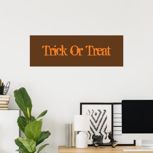 Trick or Treatment Poster (Heimbüro)