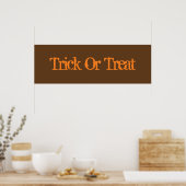 Trick or Treatment Poster (Küche)