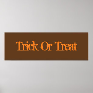 Trick or Treatment Poster