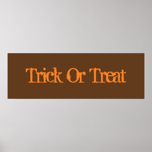 Trick or Treatment Poster (Vorne)