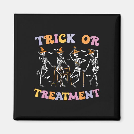 Trick or Treatment Pt Physical Therapist H Magnet (Vorne)