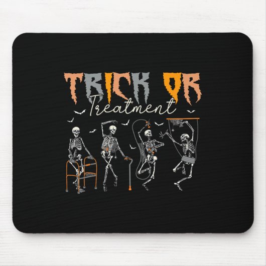 Trick or Treatment Pt Physical Therapist H Mousepad (Vorne)