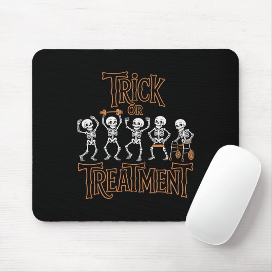 Trick or Treatment Pt Physical Therapist H Mousepad (Mit Mouse)