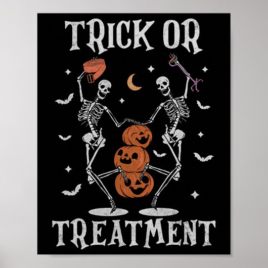 Trick or Treatment Pt Physical Therapist H Poster (Vorne)