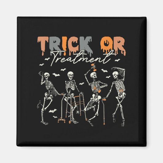 Trick Or Treatment Pt Physical Therapy Therapist H Magnet (Vorne)