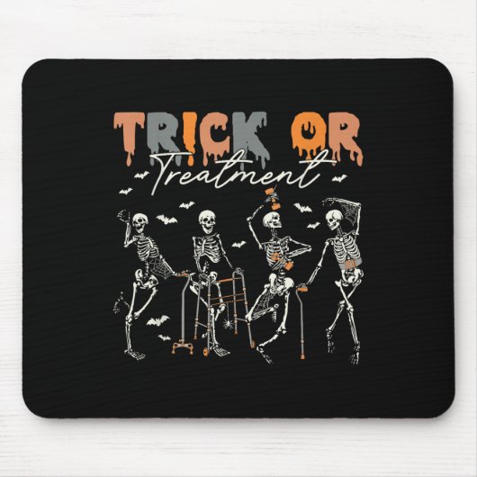 Trick Or Treatment Pt Physical Therapy Therapist H Mousepad (Vorne)
