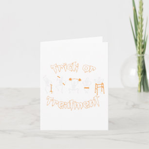 Trick Or Treatment Pt Physiotherapeut Physiotherap Karte