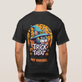Trick or Tree Cat - Creepy Crawlies Orange Black T-Shirt (Rückseite)