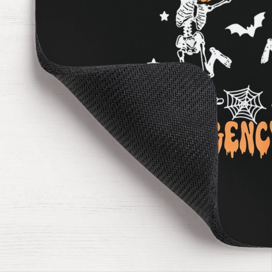 Trick Or Triage Emergency Department Er Skeleton H Mousepad (Ecke)