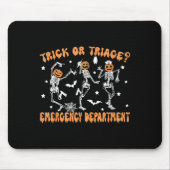 Trick Or Triage Emergency Department Er Skeleton H Mousepad (Vorne)