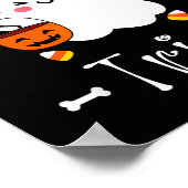 Trick Or Triage Triage-Krankenschwester Geist Hall Poster (Ecke)