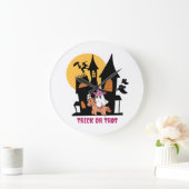 Trick Or Trot Große Wanduhr (Zuhause)