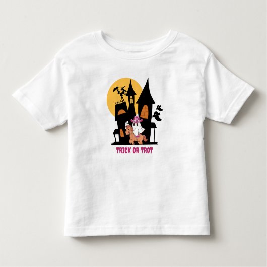 Trick Or Trot Kleinkind T-shirt (Vorderseite)