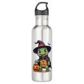 Trick-or-Turtle Edelstahlflasche (Vorderseite)