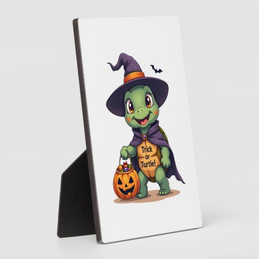 Trick-or-Turtle Fotoplatte (Seite)