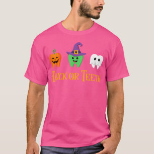 Trick or Zähne Shirt Tooth Doktor Zahnarzt Niedlic