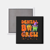 Trick or zeth Halloween Kostüme Zahnarzt Magnet (Vorderseite/Rückseite)
