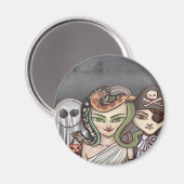 Trick R' Leckerei Magnet (Vorderseite/Rückseite)