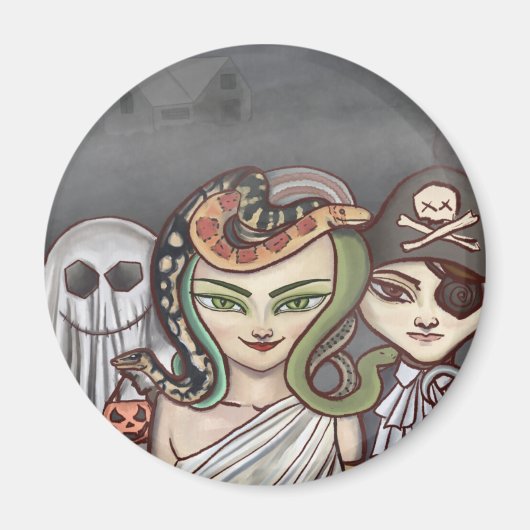 Trick R' Leckerei Magnet (Vorne)