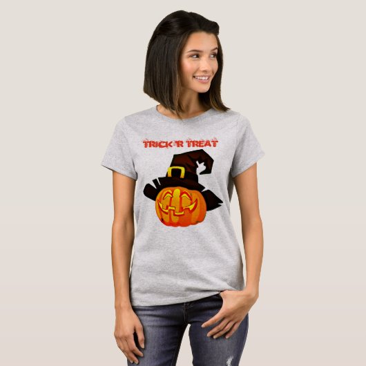 Trick 'R Leckerei Pumpkin Basic T - Shirt (Vorne ganz)