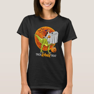 Trick Rawr Leckerei Beagle Ride Dinosaur Halloween T-Shirt