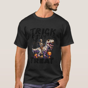 Trick Rawr Leckerei Dinosaurier Skeleton T rex Hal T-Shirt