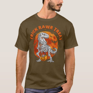Trick Rawr Leckerei Funny Halloween T Re Dinosaur  T-Shirt
