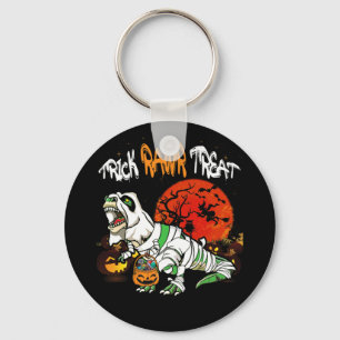 Trick Rawr Leckerei Halloween Dinosaur T Rex Pumpk Schlüsselanhänger