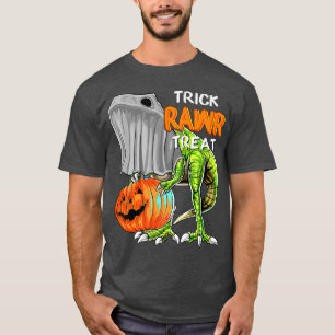 Trick Rawr Leckerei Halloween Dinosaur Tre Boys To T-Shirt