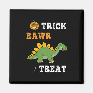 Trick Rawr Leckerei Niedlich Halloween Stegosaurus Magnet