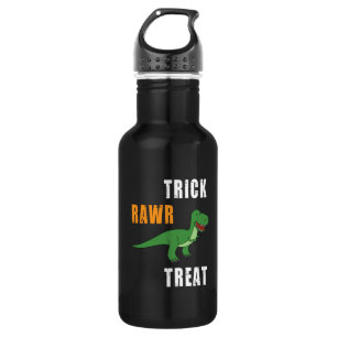 Trick Rawr Leckerei Niedlich Halloween Tyrannosaur Edelstahlflasche